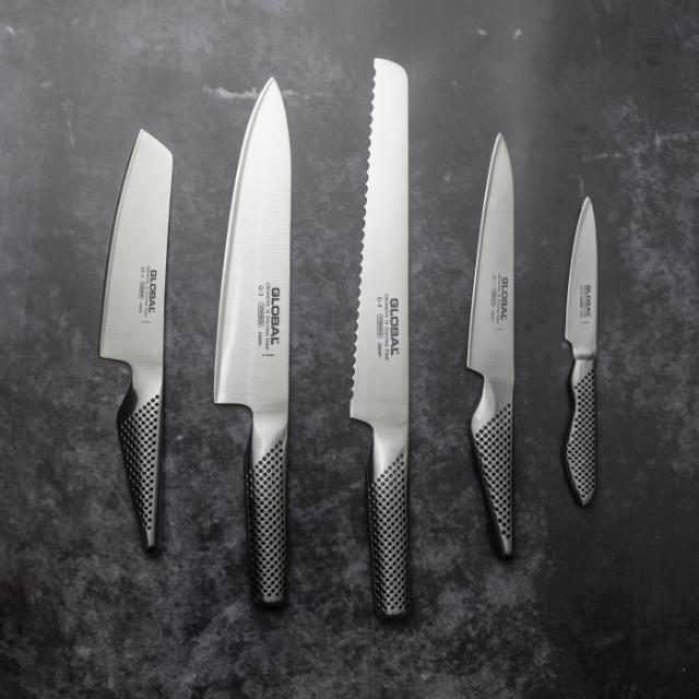 Knivsæt 5 dele G-2, G-9, GS-5, GS-11, GS-38