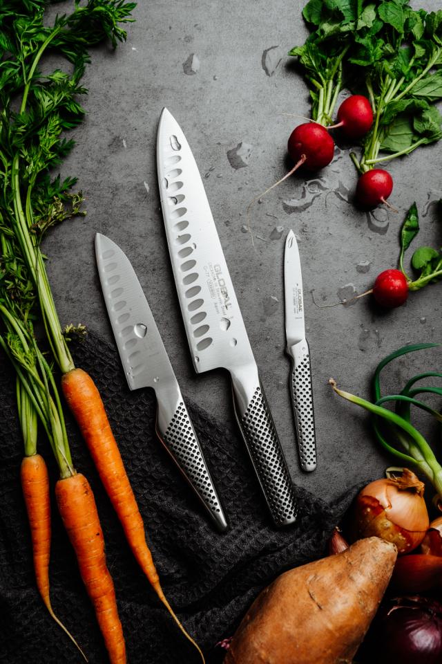 Knivsæt i 3 dele G-77, GS-90 & GSF-15
