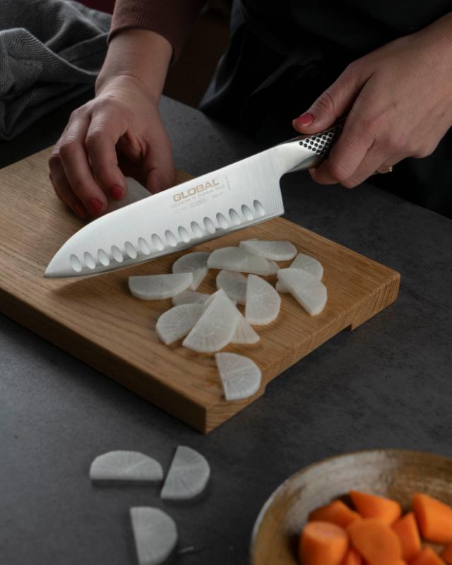Santokukniv grantonskær 18 cm