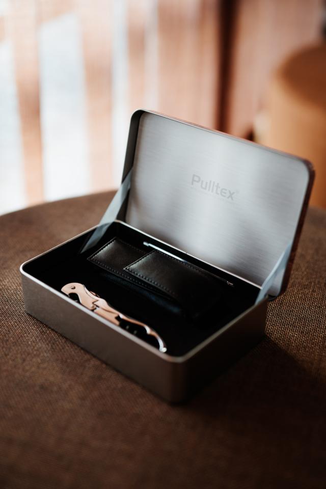 Vinåbner Pulltaps Classic med læderetui