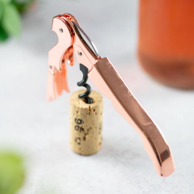 Vinåbner Pulltaps basic, roséguld