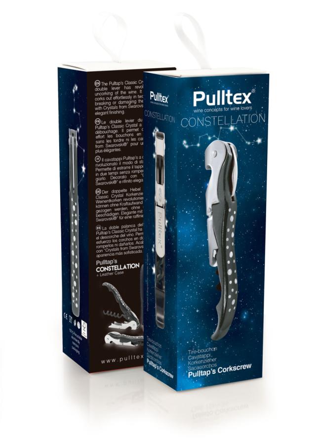 Vinåbner Pulltaps Evolution Constellation m læder