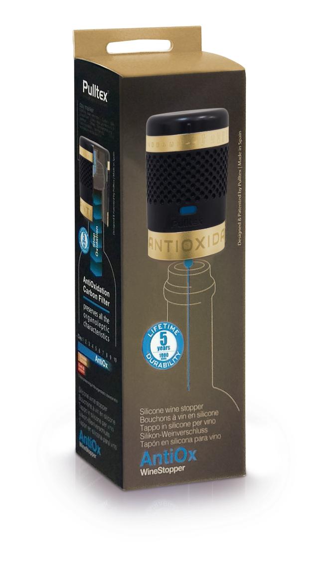 Antiox champagne stopper guld
