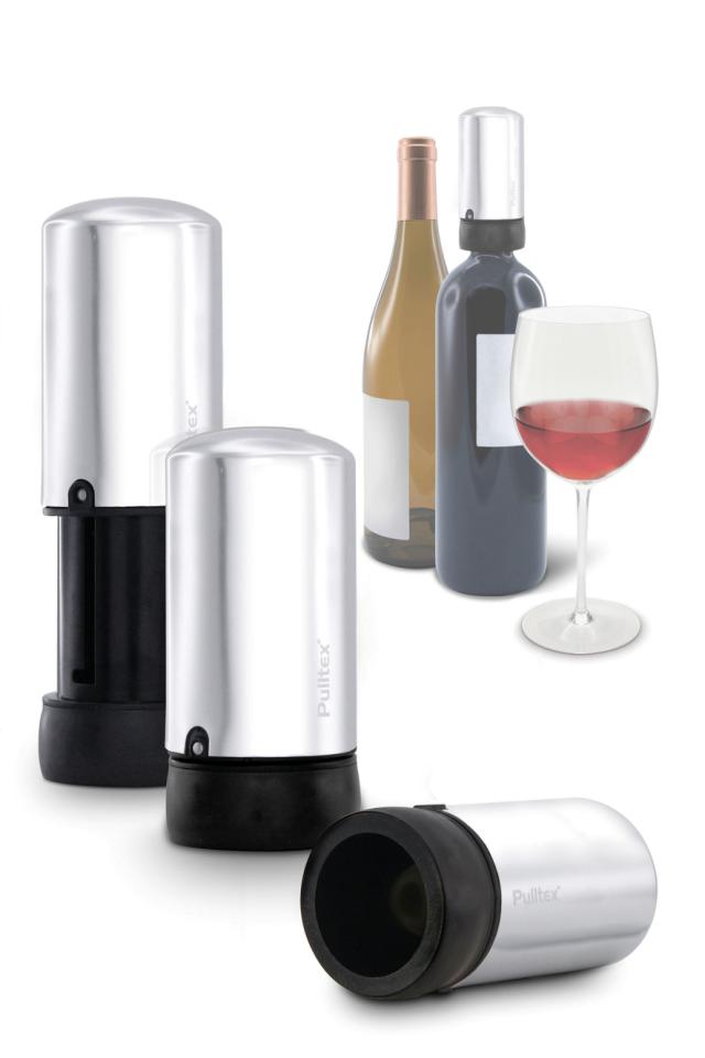 Vakuumpumpe & wine saver, sølv