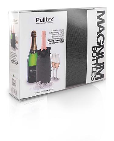 Champagnekøler til magnumflasker, grå
