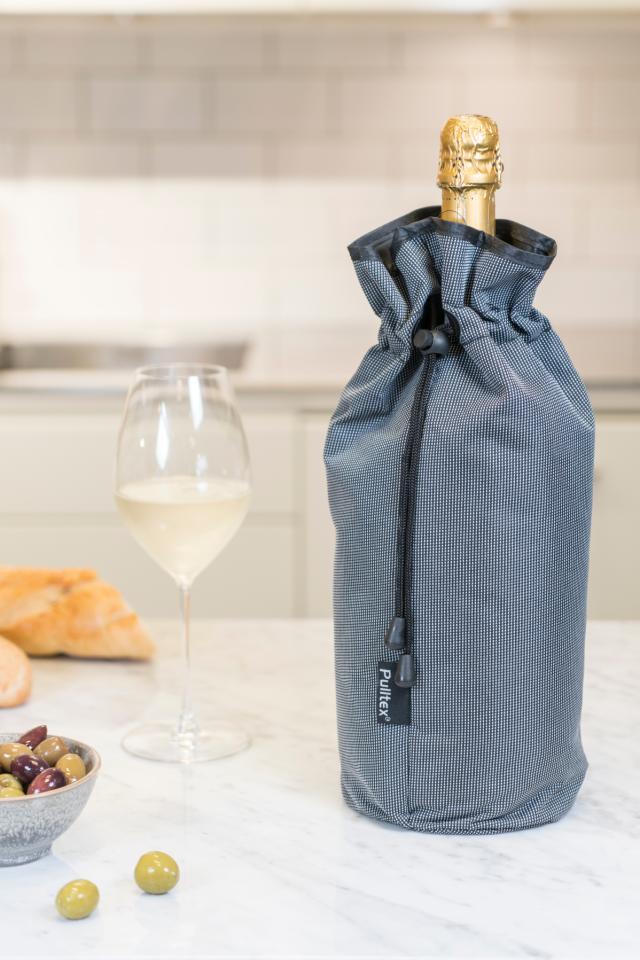 Champagnekøler til magnumflasker, grå