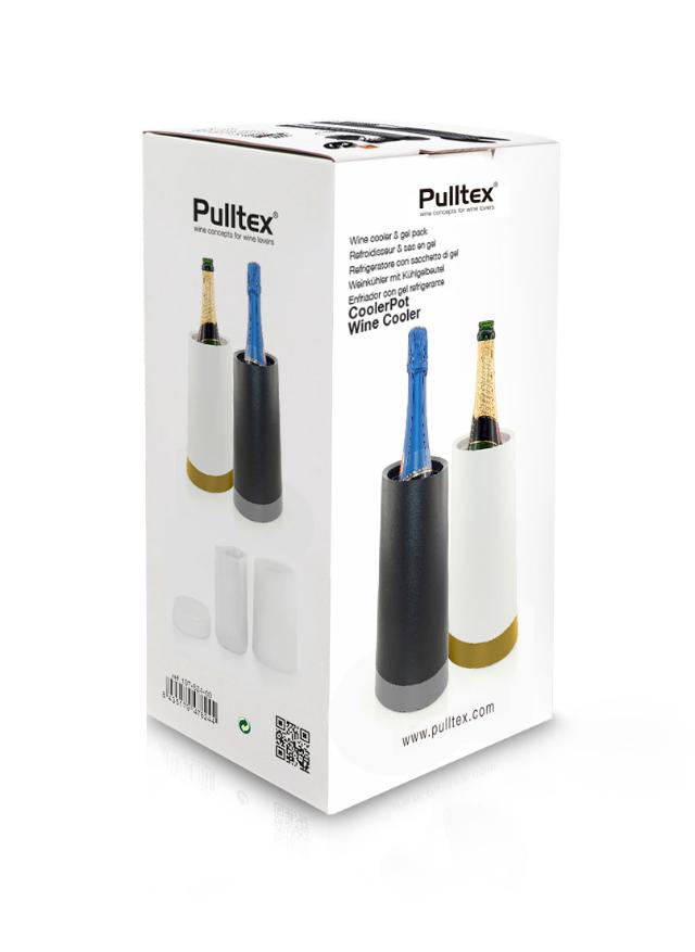 Vinkøler med gel sort/guld