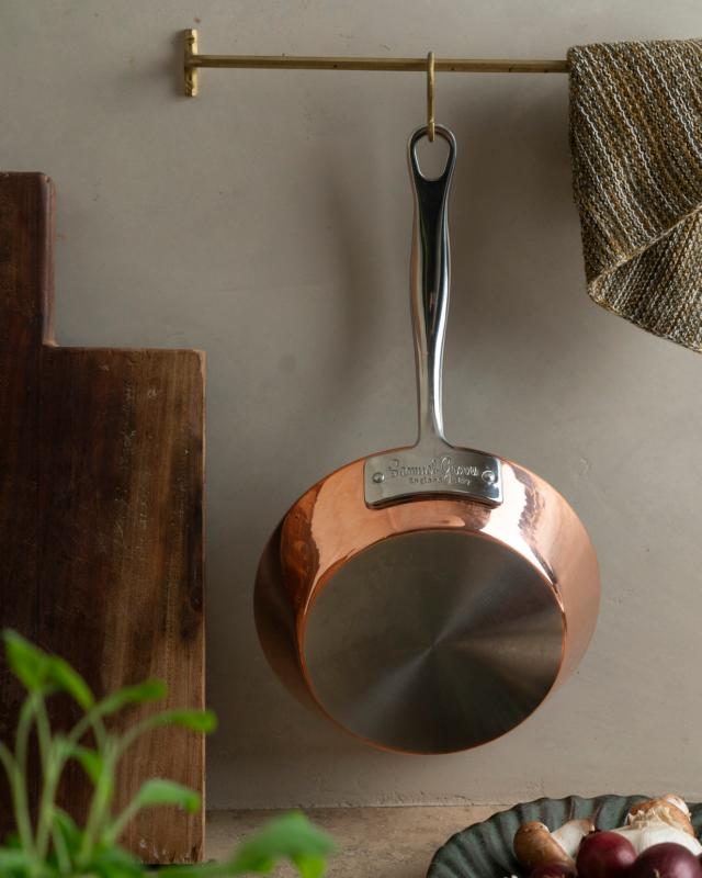 Stegepande i kobber 20 cm