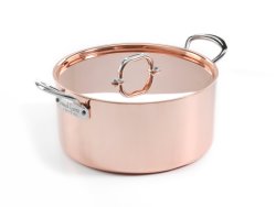 Gryde i kobber med låg 3 l